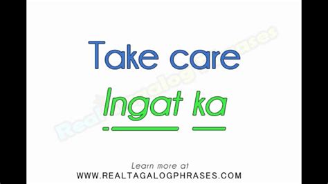 you take care always in tagalog|Pagsasalin 'take care always' – Diksiyunaryo Tagalog.
